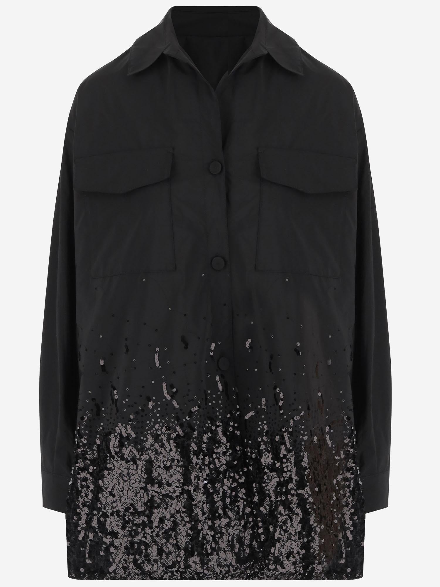 Giacca con paillettes S2637 7000709 SOI 