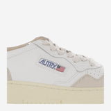SNEAKERS LOW MEDALIST IN PELLE AULMLS03 WHTBURGUND AUTRY 