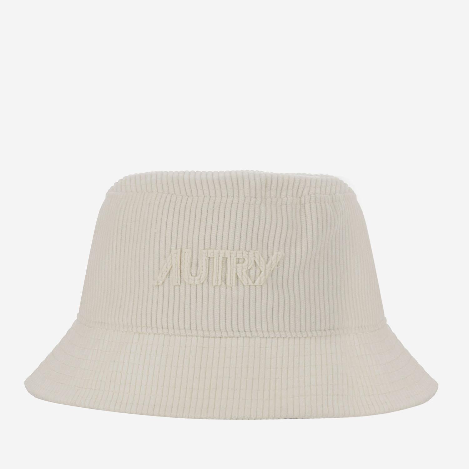 CAPPELLO BUCKET IN VELLUTO CON LOGO ACPUR2UC CLOUD AUTRY 