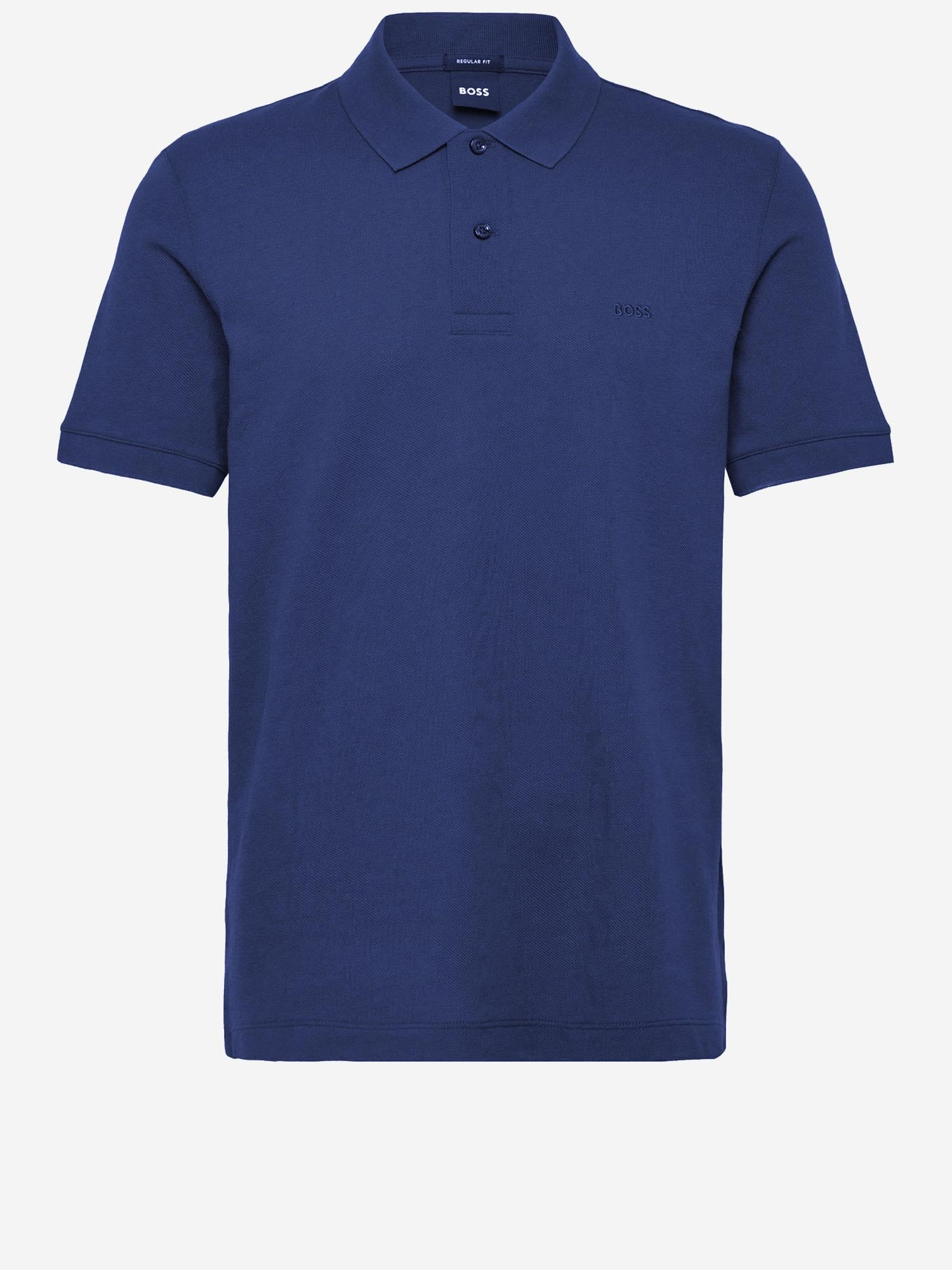 Polo in cotone con logo 50553564 436 HUGO BOSS 