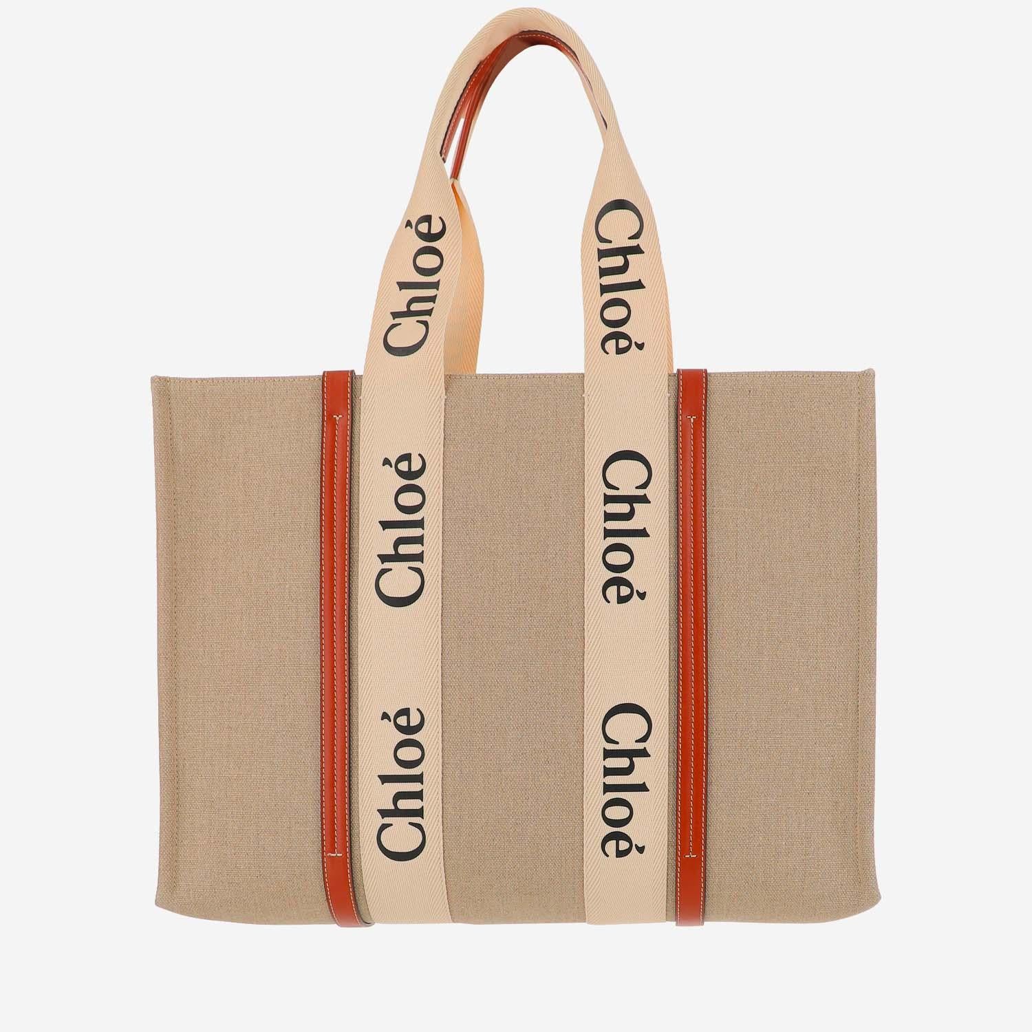 BORSA TOTE WOODY GRANDE CHC22AS382I26 90U CHLOE 
