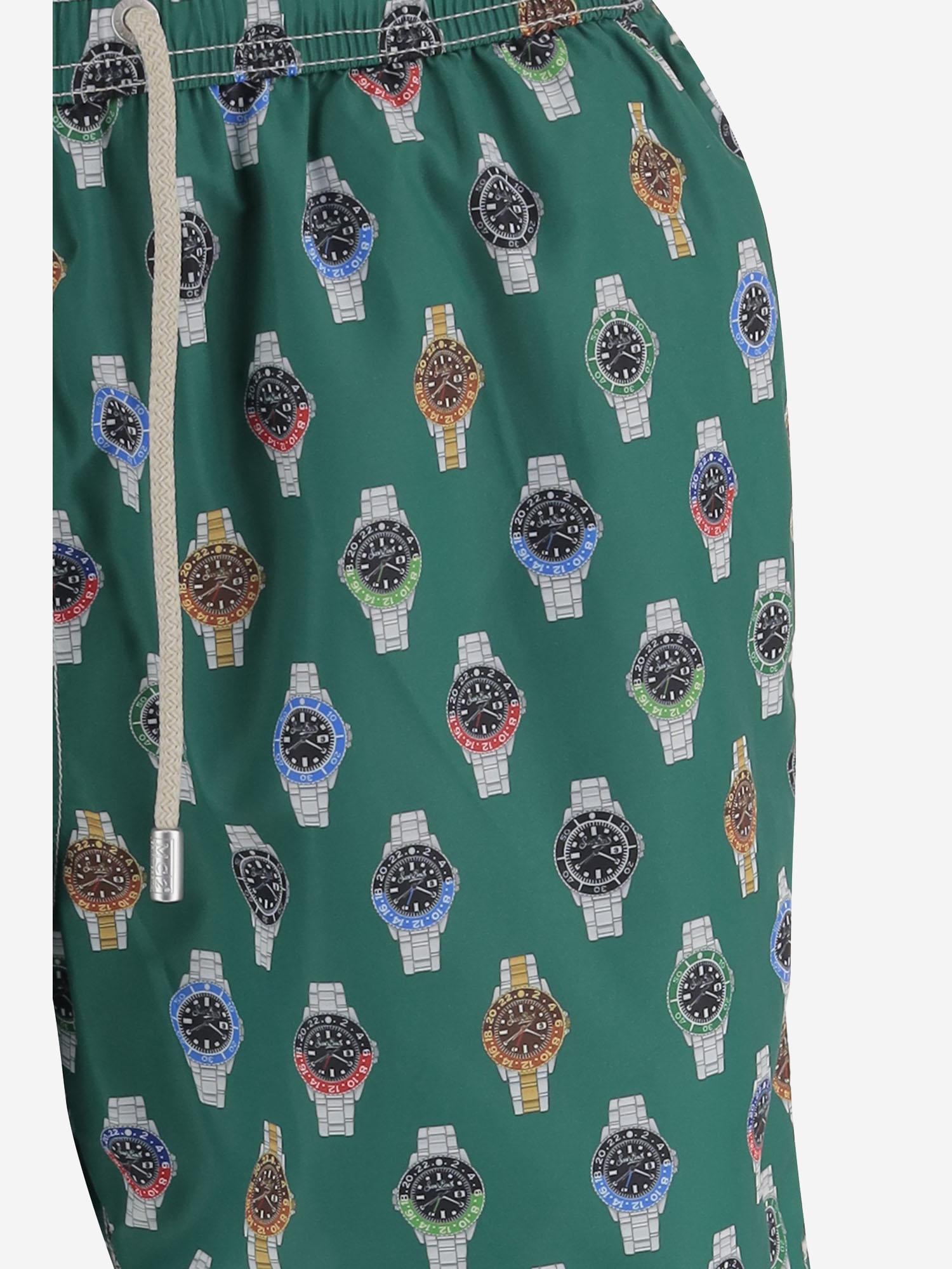 SHORTS DA BAGNO IN NYLON CON MOTIVO FANTASIA LIG0003 00927L MC2 SAINT BARTH 