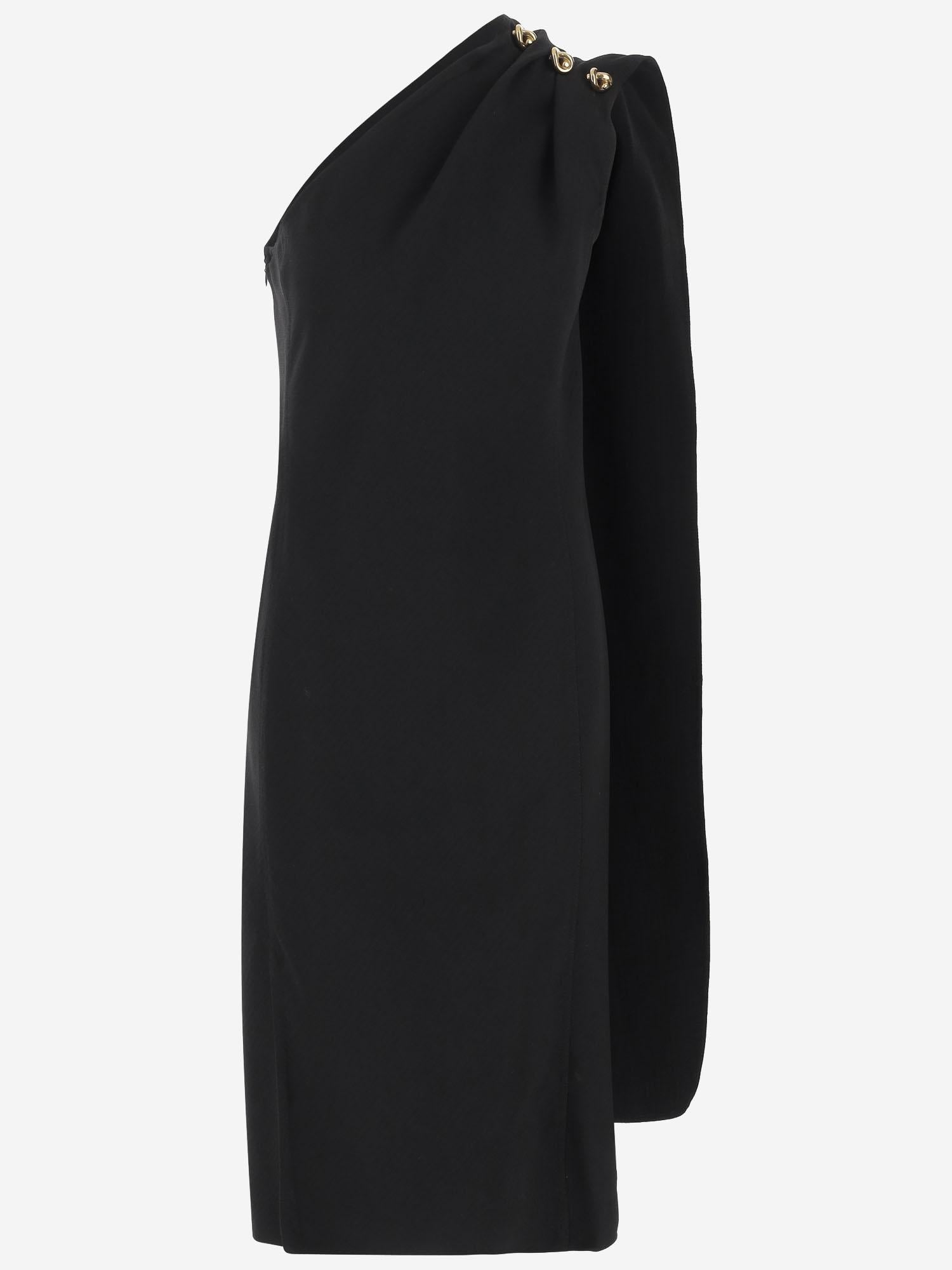 ABITO IN CRÊPE DI VISCOSA E LANA 812348 V4ZE01000 BOTTEGA VENETA 