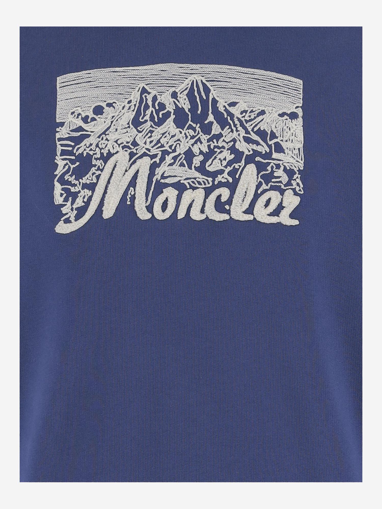 FELPA IN COTONE CON CAPPUCCIO 8G00017 899V475B MONCLER 