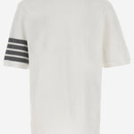POLO IN COTONE CON MOTIVO 4 BAR MJP136G 07976100 THOM BROWNE 