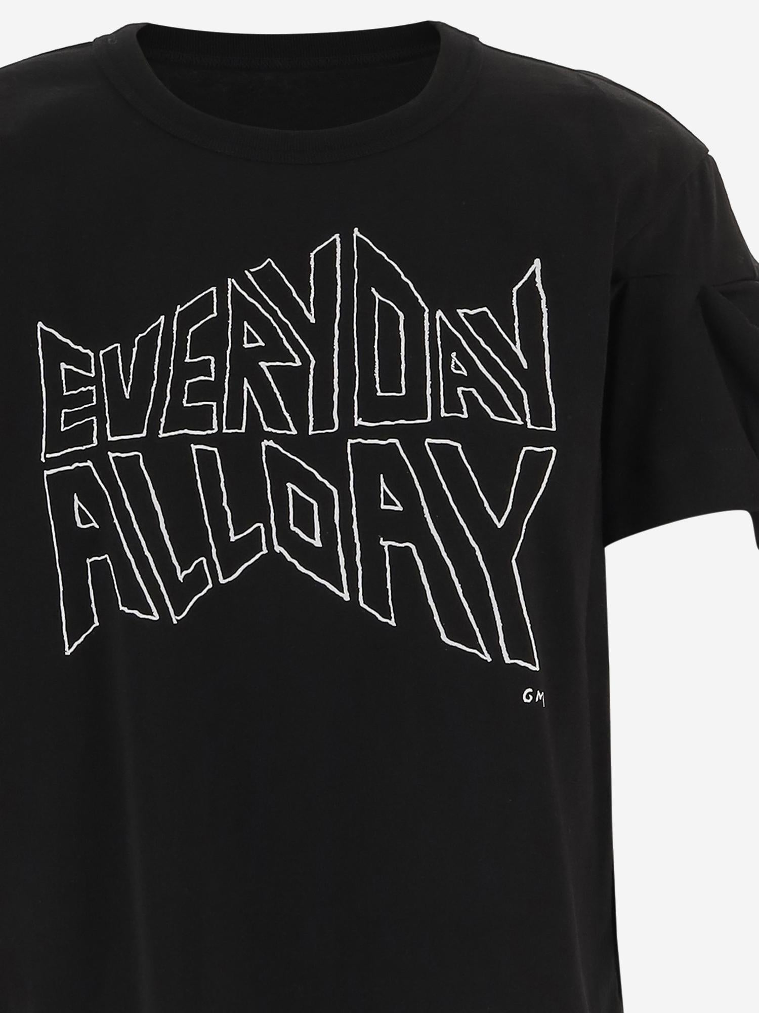 T-SHIRT IN COTONE CON MANICHE DOPPIE 08354 001 SACAI 