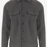 CAMICIA in lino M15161606 037SLA VINCE 