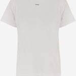T-SHIRT IN COTONE CON LOGO 100373 A228Z04 PINKO 