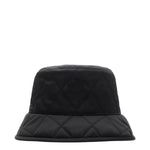 CAPPELLO BUCKET TRAPUNTATO A FERRO DI CAVALLO 8125534 BLACK BURBERRY 