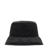 CAPPELLO BUCKET TRAPUNTATO A FERRO DI CAVALLO 8125534 BLACK BURBERRY 