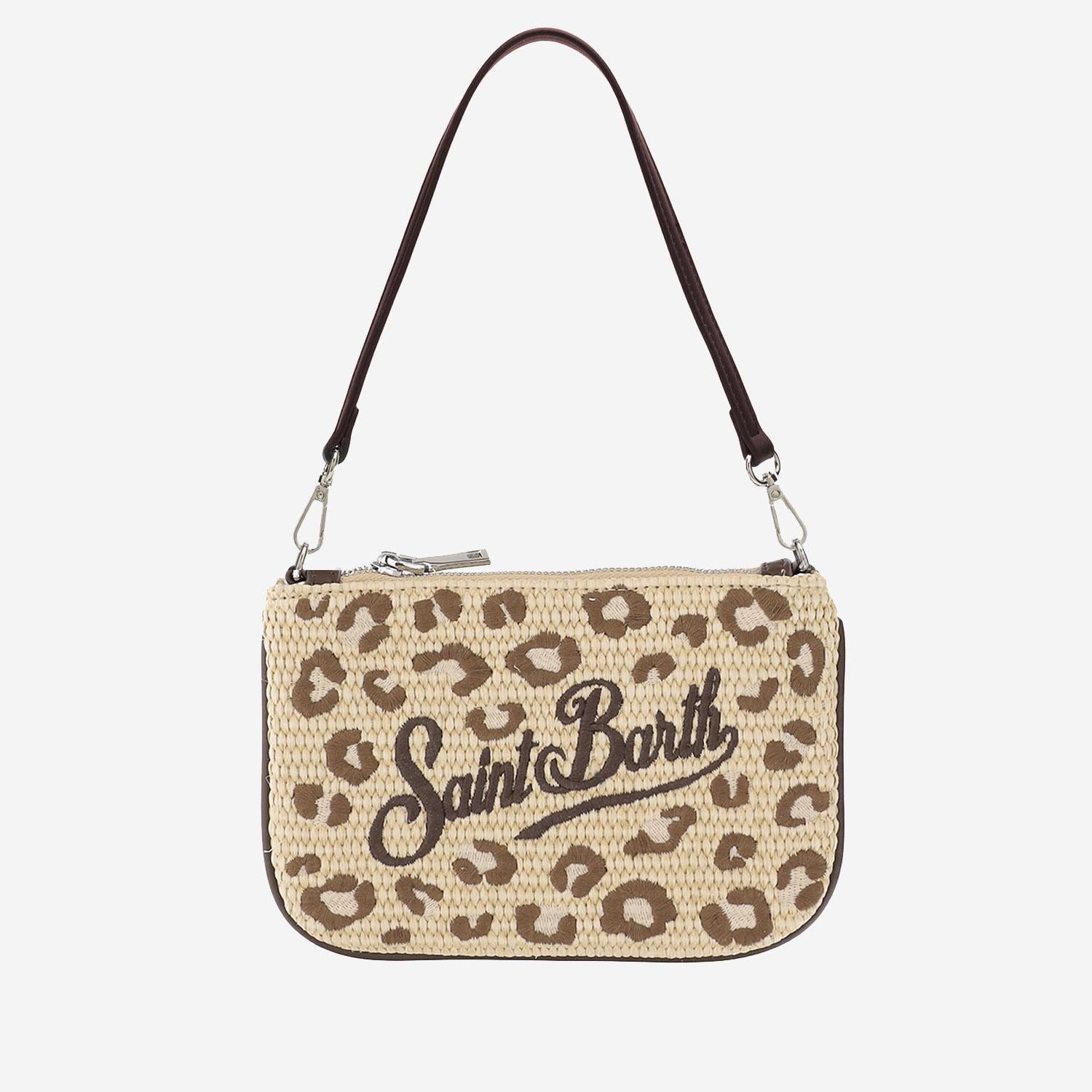 POCHETTE EFFETTO RAFIA CON TRACOLLA PARM002 00349L MC2 SAINT BARTH 