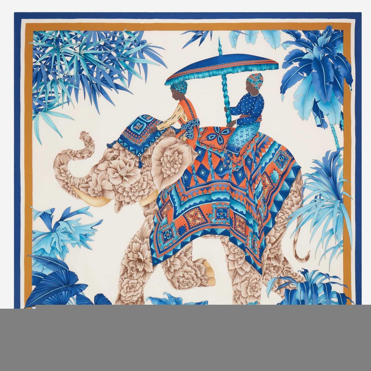 FOULARD IN SETA CON STAMPA INDIA 310233 001 SALVATORE FERRAGAMO 