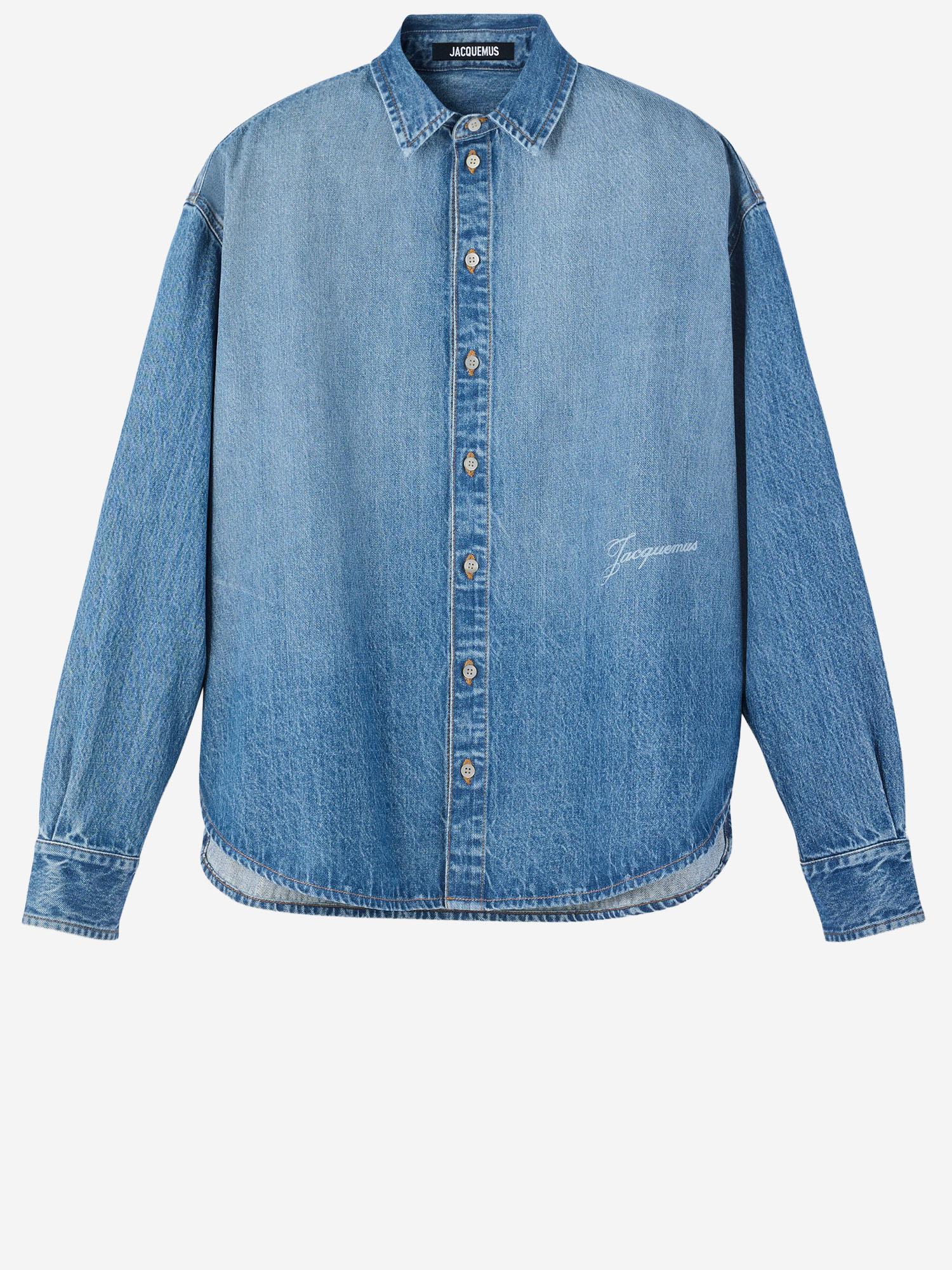 Camicia de-Nîmes Simon in denim di cotone SHM00545AD00017 33C JACQUEMUS 