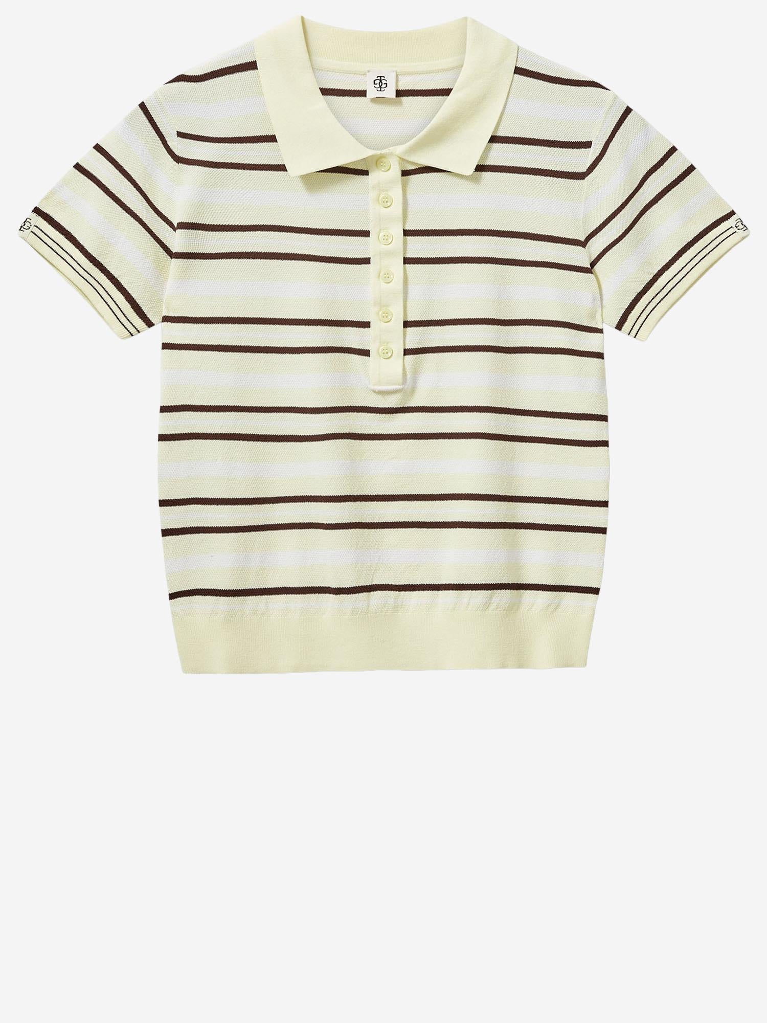 POLO IN MISTO VISCOSA A RIGHE 22244 983 THE.GARMENT 