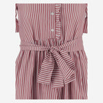 ABITO IN COTONE A RIGHE CON COLLO ARRICCIATO 4394 48510008 F.IT 