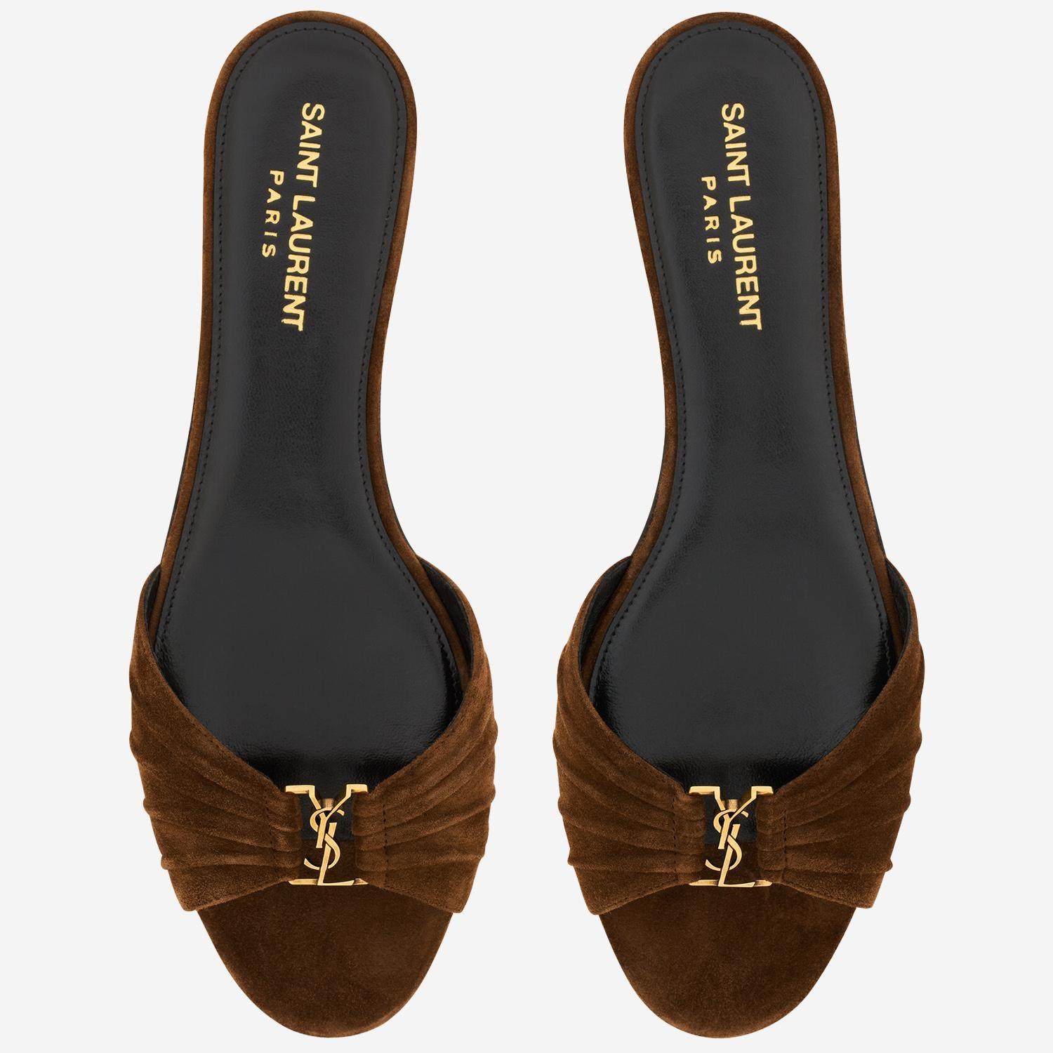 SANDALI BABYLONE IN SUEDE 869658 27D002319 SAINT LAURENT 