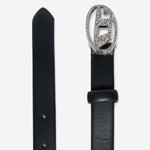 CINTURA B1DRCRYSTAL IN PELLE J02524 KXBLRK900 DIESEL KIDS 