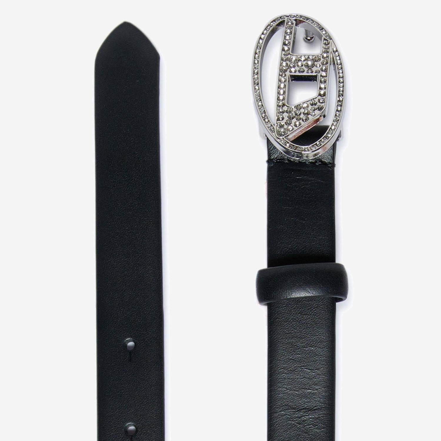 CINTURA B1DRCRYSTAL IN PELLE J02524 KXBLRK900 DIESEL KIDS 