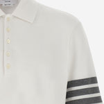 POLO IN COTONE CON MOTIVO 4 BAR MJP136G 07976100 THOM BROWNE 