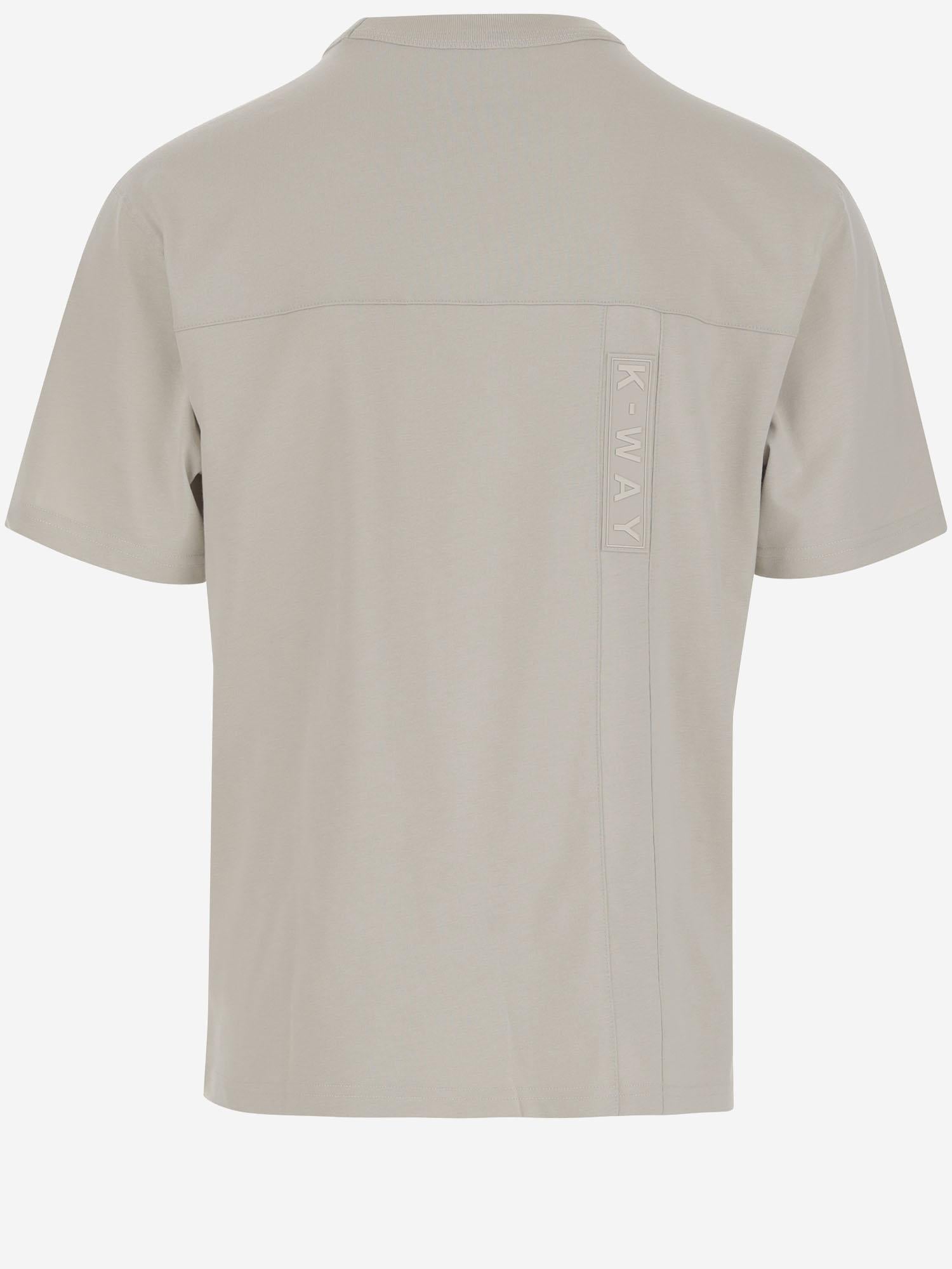 T-SHIRT IN COTONE CON LOGO K2135LW 634 K-WAY 