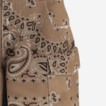 JEANS CORTI IN COTONE CON MOTIVO BANDANA DAM26B02 DESERT DONT @ ME 