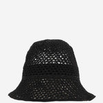 CAPPELLO BUCKET IN RETE CUFFIA BLACK REINHARD PLANK 