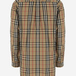 CAMICIA IN COTONE CON MOTIVO CHECK 8111851 ARCHIVEBEIGEIPCHK BURBERRY 