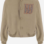 GIACCA IN MISTO COTONE CON LOGO WDJP324030U BG WE11 DONE 