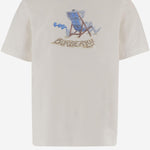T-shirt in cotone Beach Knight 8123483 CHALK BURBERRY 