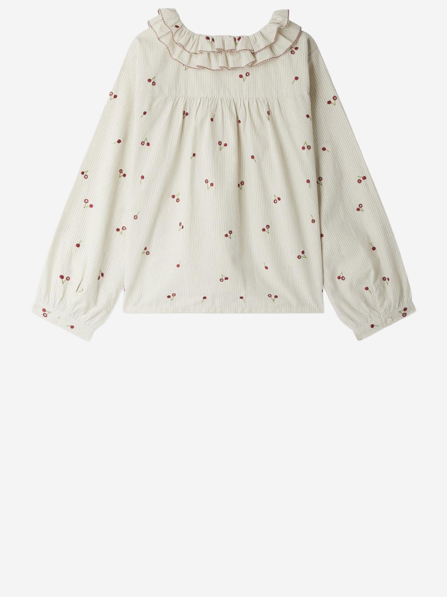 CAMICIA JAFFA IN COTONE W05GBLW00019 151E BONPOINT KIDS 