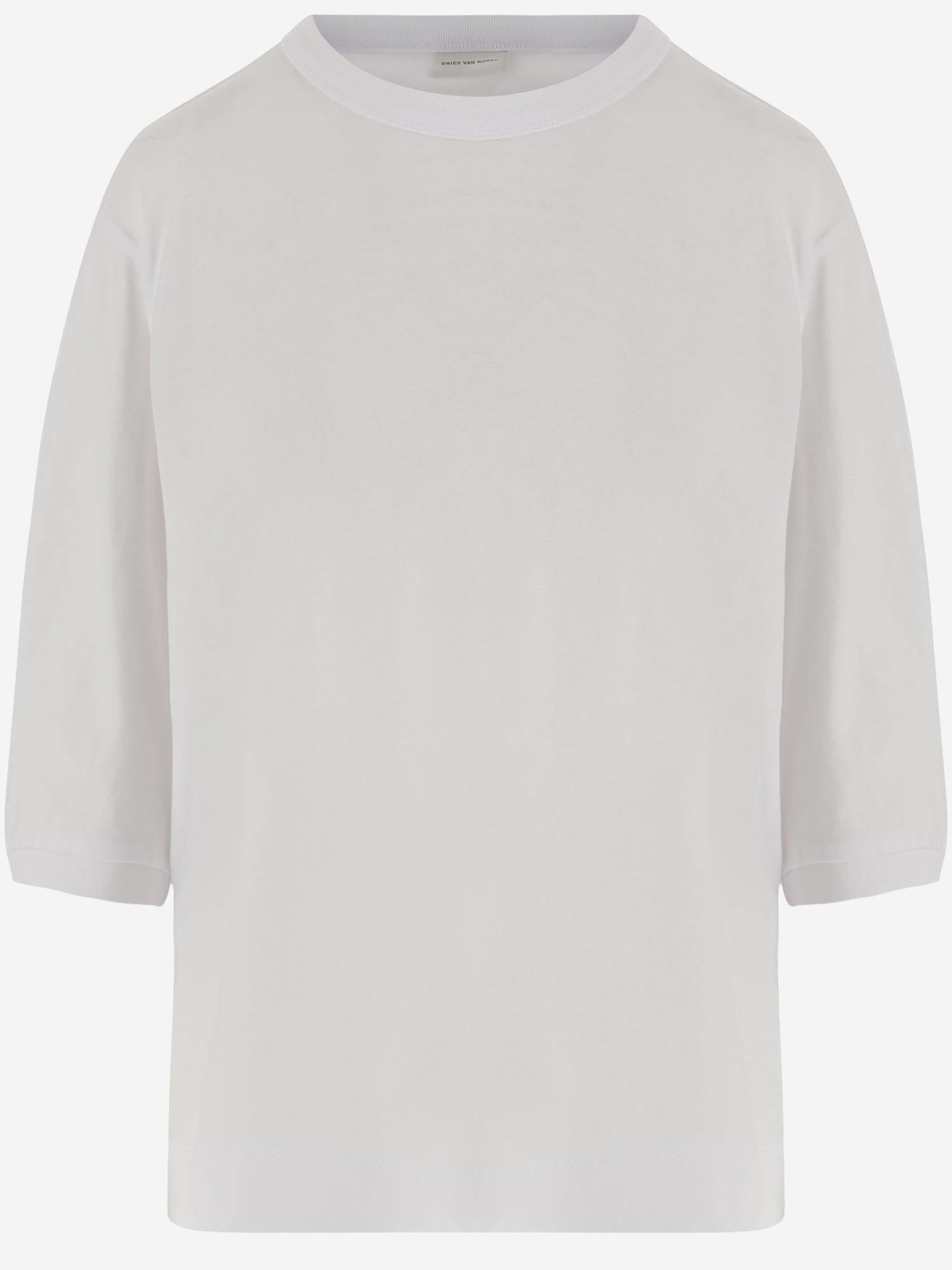 T-SHIRT HERISSA IN COTONE 011102 3600001 DRIES VAN NOTEN 