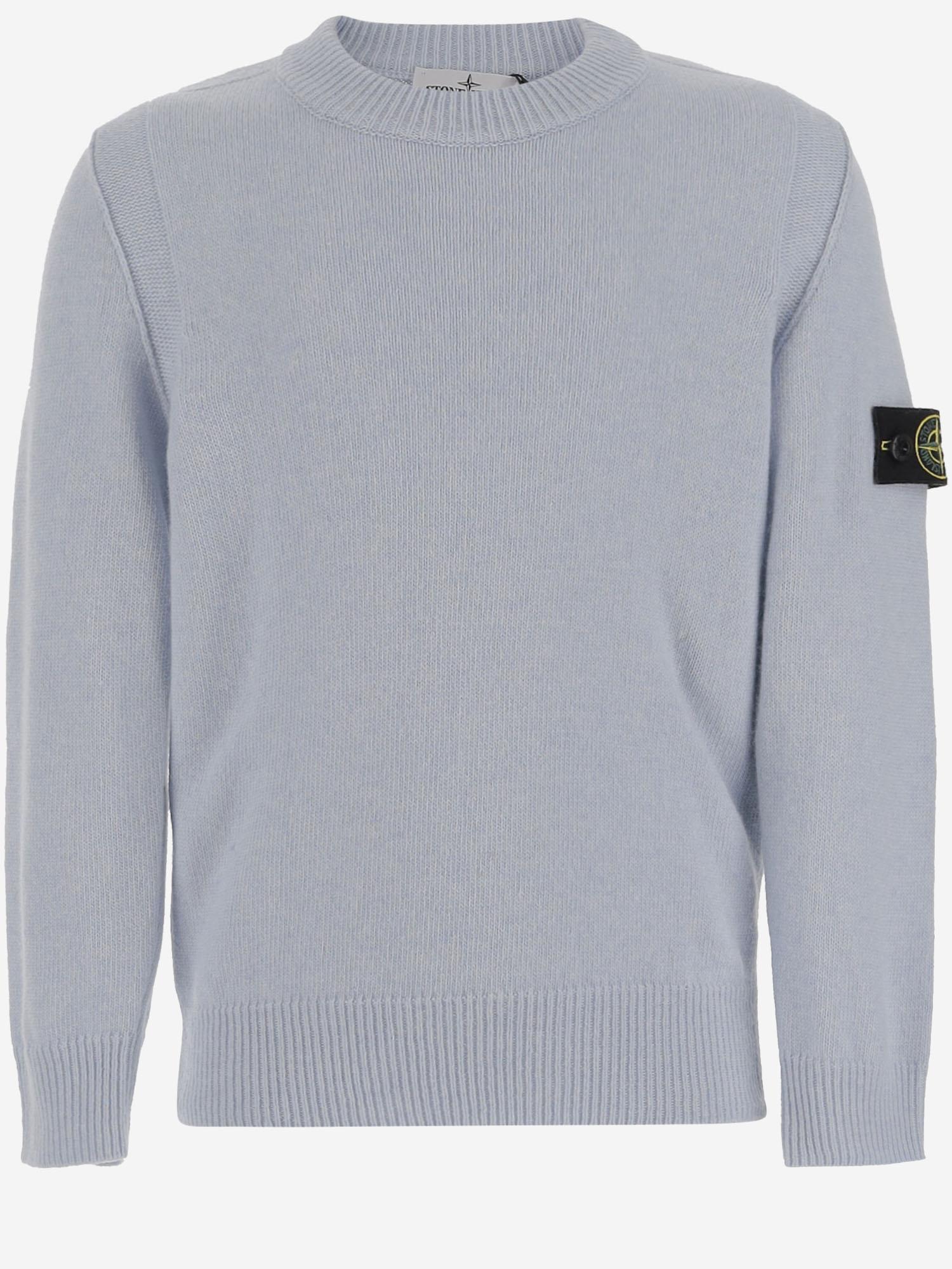 MAGLIONE IN MISTO LANA E VISCOSA 5100002 S00M1V004A STONE ISLAND KIDS 