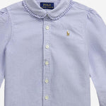 CAMICIA IN COTONE CON VOLANT 312929954 003 POLO RALPH LAUREN KIDS 