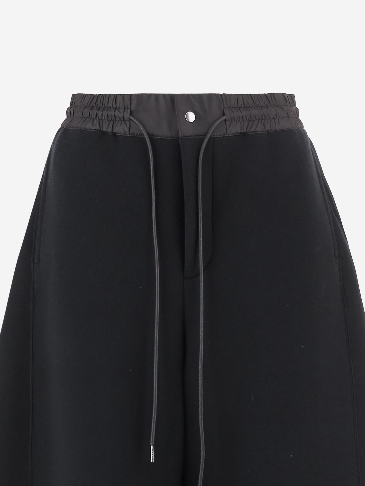 PANTALONI AMPI IN MISTO COTONE 08347 001 SACAI 