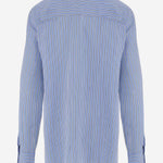 CAMICIA IN MISTO VISCOSA CON MOTIVO A RIGHE CHFS22078 923 THE FRANKIE SHOP 