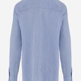 CAMICIA IN MISTO VISCOSA CON MOTIVO A RIGHE CHFS22078 923 THE FRANKIE SHOP 