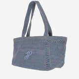 borsa grande in rafia con logo AC0920215 637B PATOU 