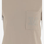 T-SHIRT IN COTONE CON LOGO PAPAIA 002 MAX MARA 