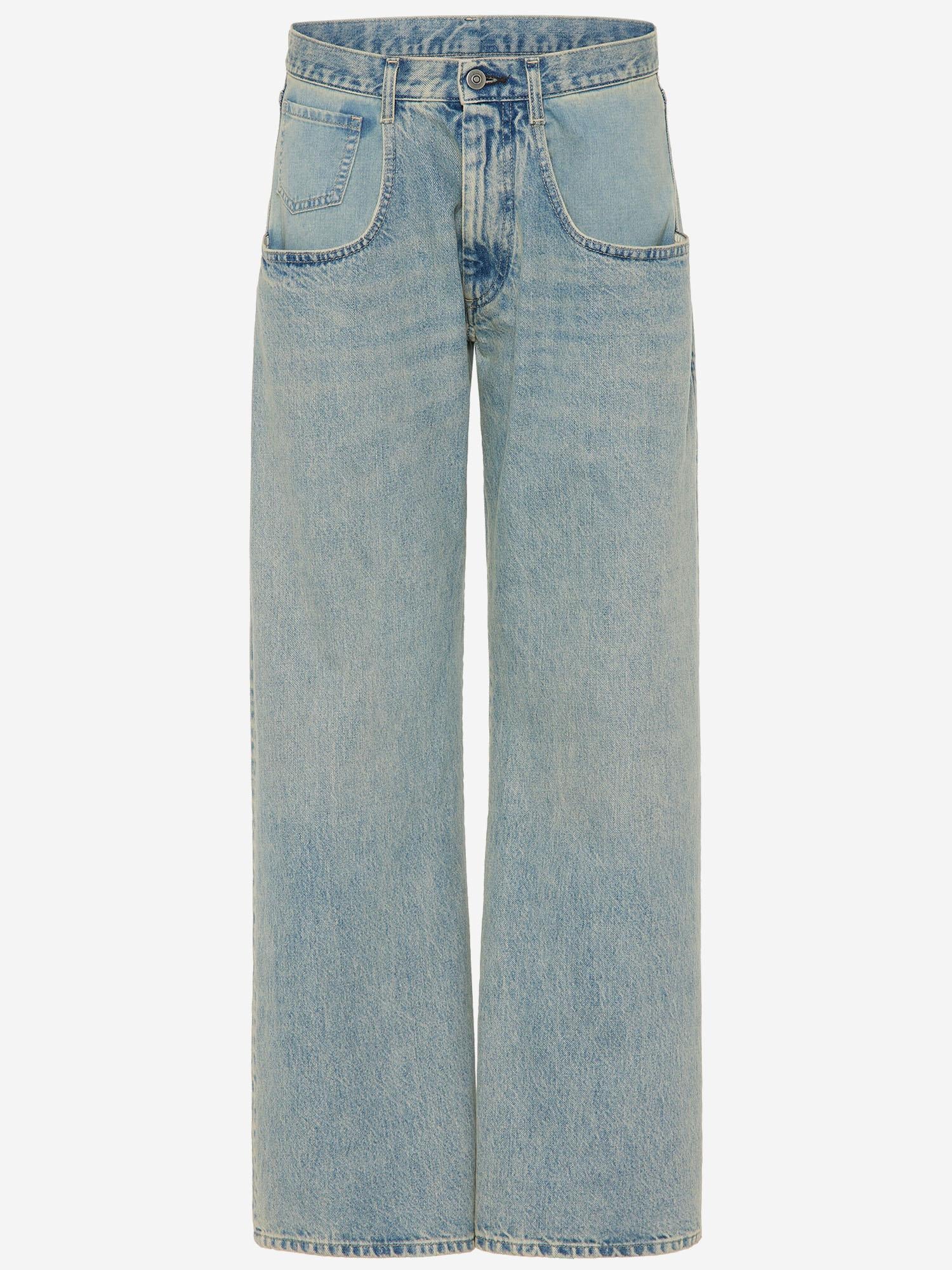 JEANS IN DENIM DI COTONE S29LA0108 M30066962 MAISON MARGIELA 