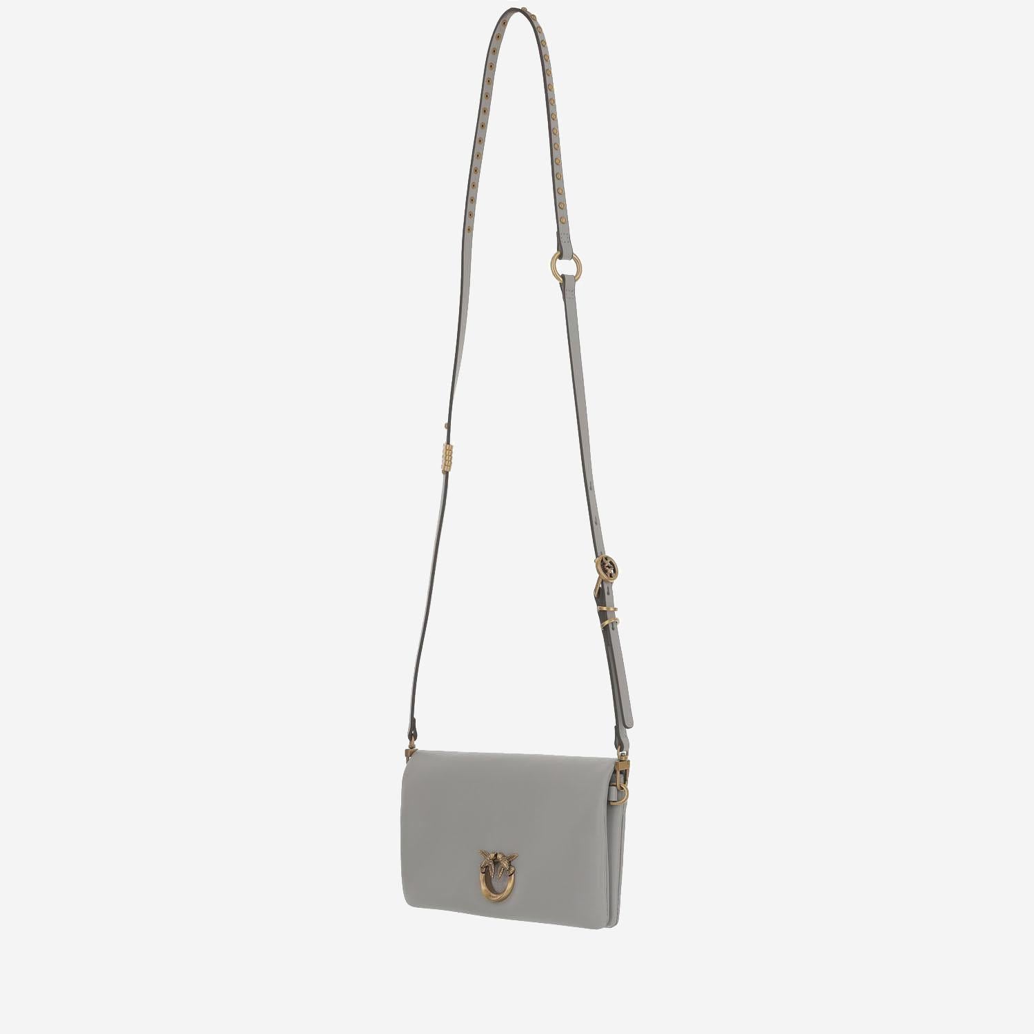 BORSA IN PELLE CON LOGO 106023 A0QOK32Q PINKO 