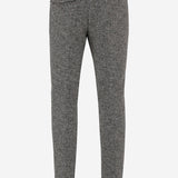 Pantaloni in tessuto mouliné in lana 850333 Z7AXO9024 GUCCI 