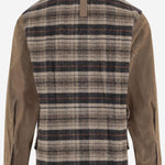 GIUBBOTTO IN MISTO COTONE CON PANNELLO POSTERIORE A CONTRASTO WPJ016W25 1 JUNYA WATANABE 