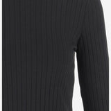 maglia in misto cotone stretch V114684782 001BLK VINCE 