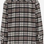 CAMICIA IN MISTO LANA CON MOTIVO CHECK CFWOOS2021MRUT5178 8914 WOOLRICH 