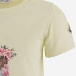 T-SHIRT IN COTONE STRETCH CON STAMPA 8C0001189AUM 102 MONCLER ENFANTS 