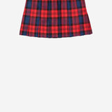 GONNA IN LANA CON MOTIVO CHECK JFE182 AUKJF1SAX FENDI KIDS 