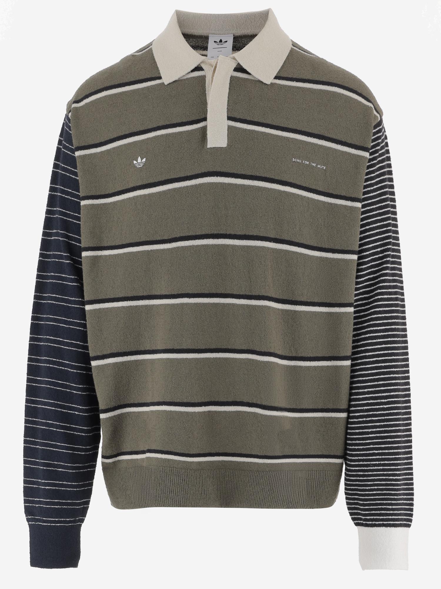 POLO IN COTONE A RIGHE KS1343 OLIVESTRATAALUMINA ADIDAS X SONG FOR THE MUTE 
