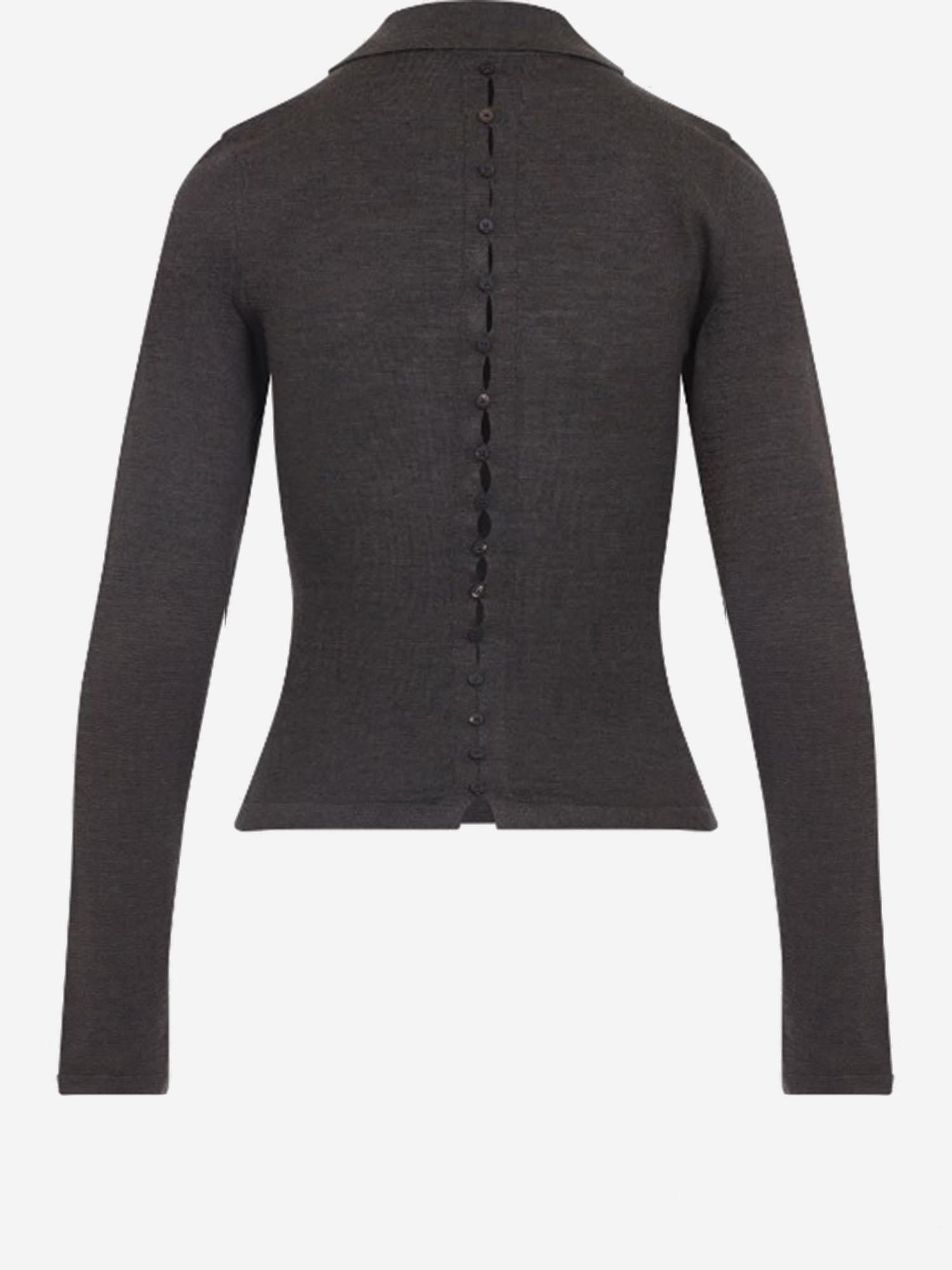 MAGLIA POLO IN LANA POW00806AK00145 880 JACQUEMUS 