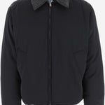 GIACCA IN NYLON CON COLLETTO INTRECCIATO 837043 V5O301000 BOTTEGA VENETA 