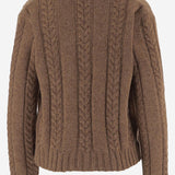 MAGLIONE TRECCIA IN LANA S540Y14KGU 3100 LOEWE 